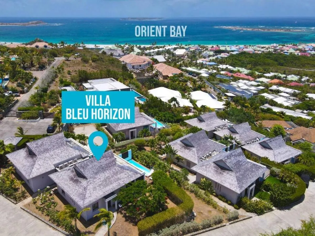 Villa Bleu Horizon With Private Pool Overlooking Orient Bay Sint Maarten